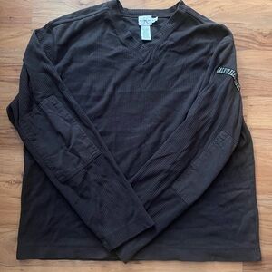 Calvin Klein Jeans Vintage Black Textured Sweater